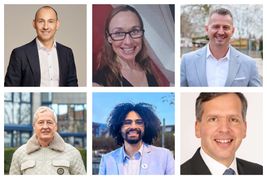 Diese sechs Kandidierenden wollen OB in Böblingen werden.