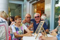 "Vier gewinnt" auf dem Sindelfinger Marktplatz.