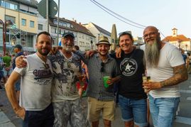 "Vier gewinnt" auf dem Sindelfinger Marktplatz.