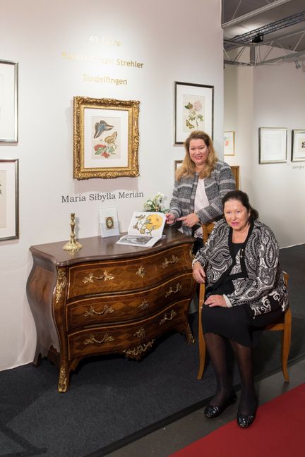 Auf dem Bild (von links) Birgit und Brigitte Strehler.