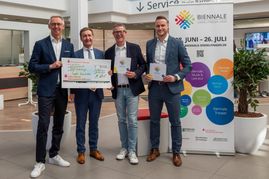 Christian Gangl, Markus Linha, Markus Nau und Simon Bräuning