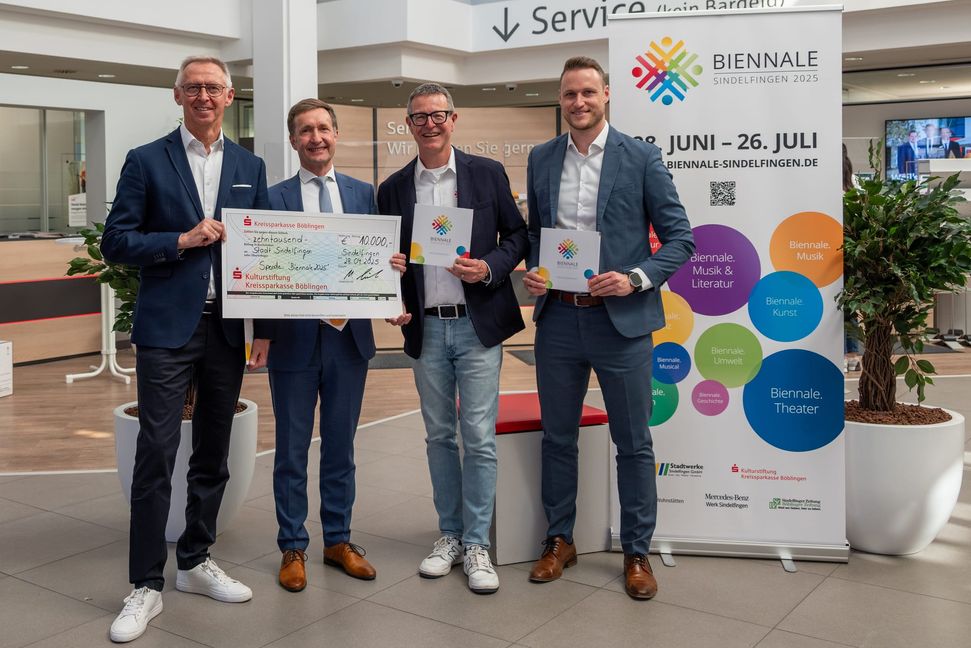 Christian Gangl, Markus Linha, Markus Nau und Simon Bräuning