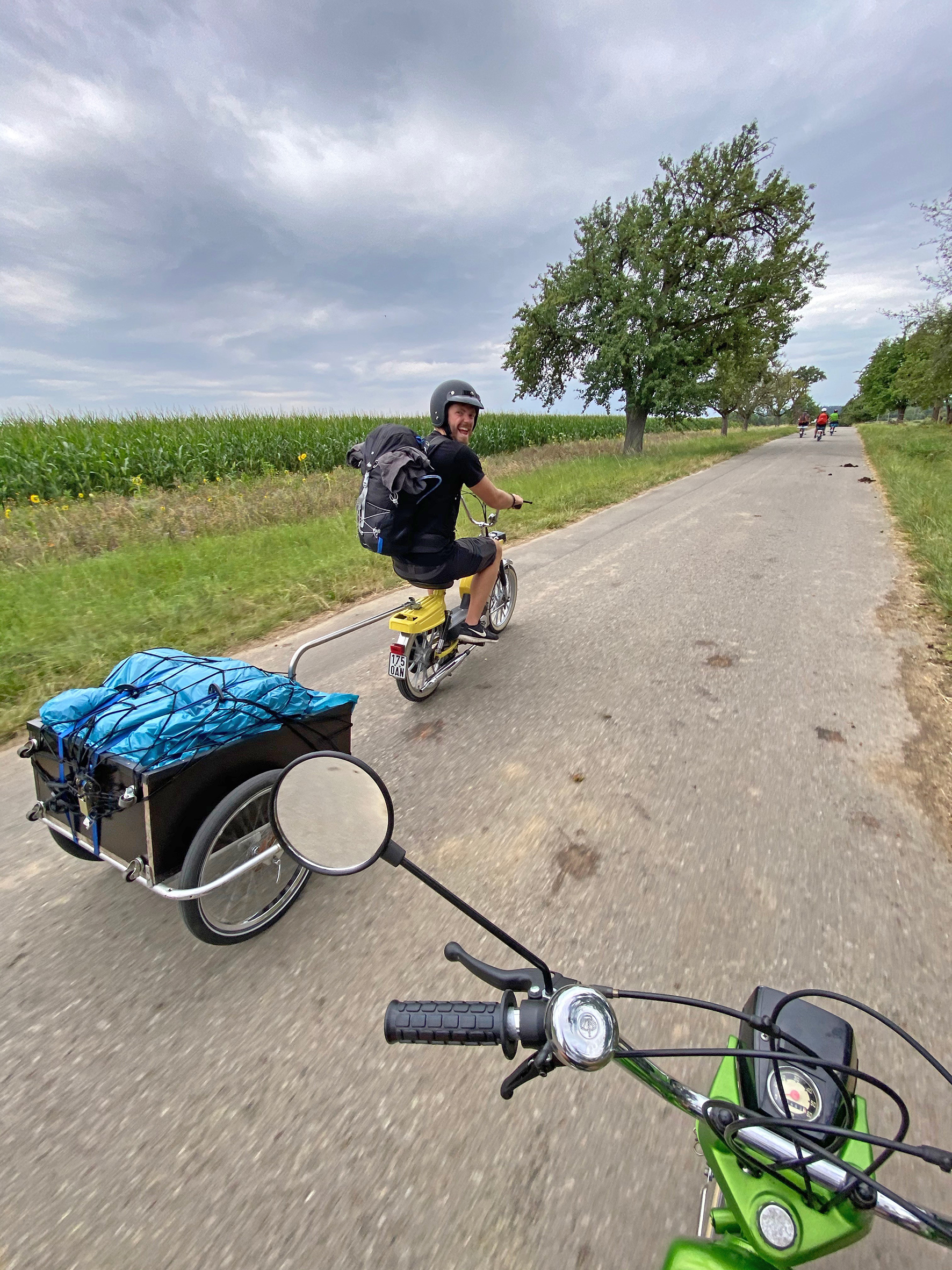 Wenn's läuft, dann läuft's. Max Bonhage dreht am Gashahn