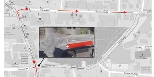 Unser Bild zeigt den ersten Bauabschnitt.