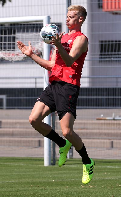 Timo Baumgartl konnte in den letzten Wochen nur trainieren. Bild: Baumann/A