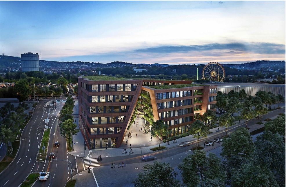 Bei  Tragwerk- und Fassadenplanung ist Werner Sobek  beim entstehenden Quartier Q20 beteiligt. Im Neckar-Park Stuttgart-Bad Cannstatt entsteht . . .