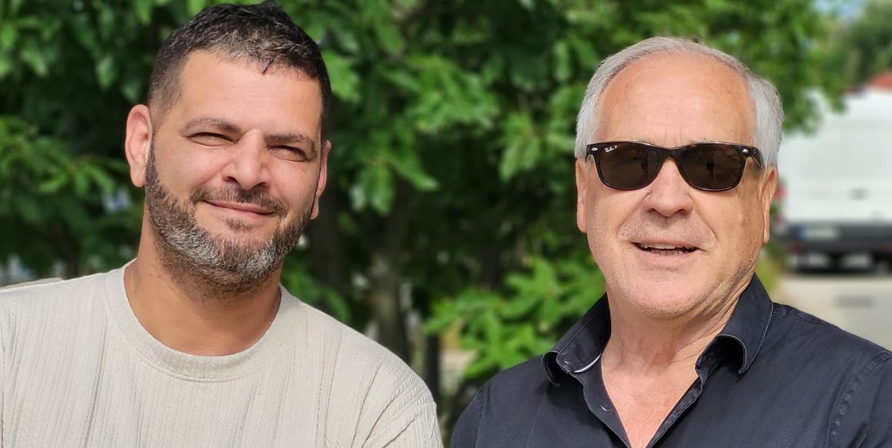 Inhaber Bernd Picker (rechts) und Barista Vito Storella.
