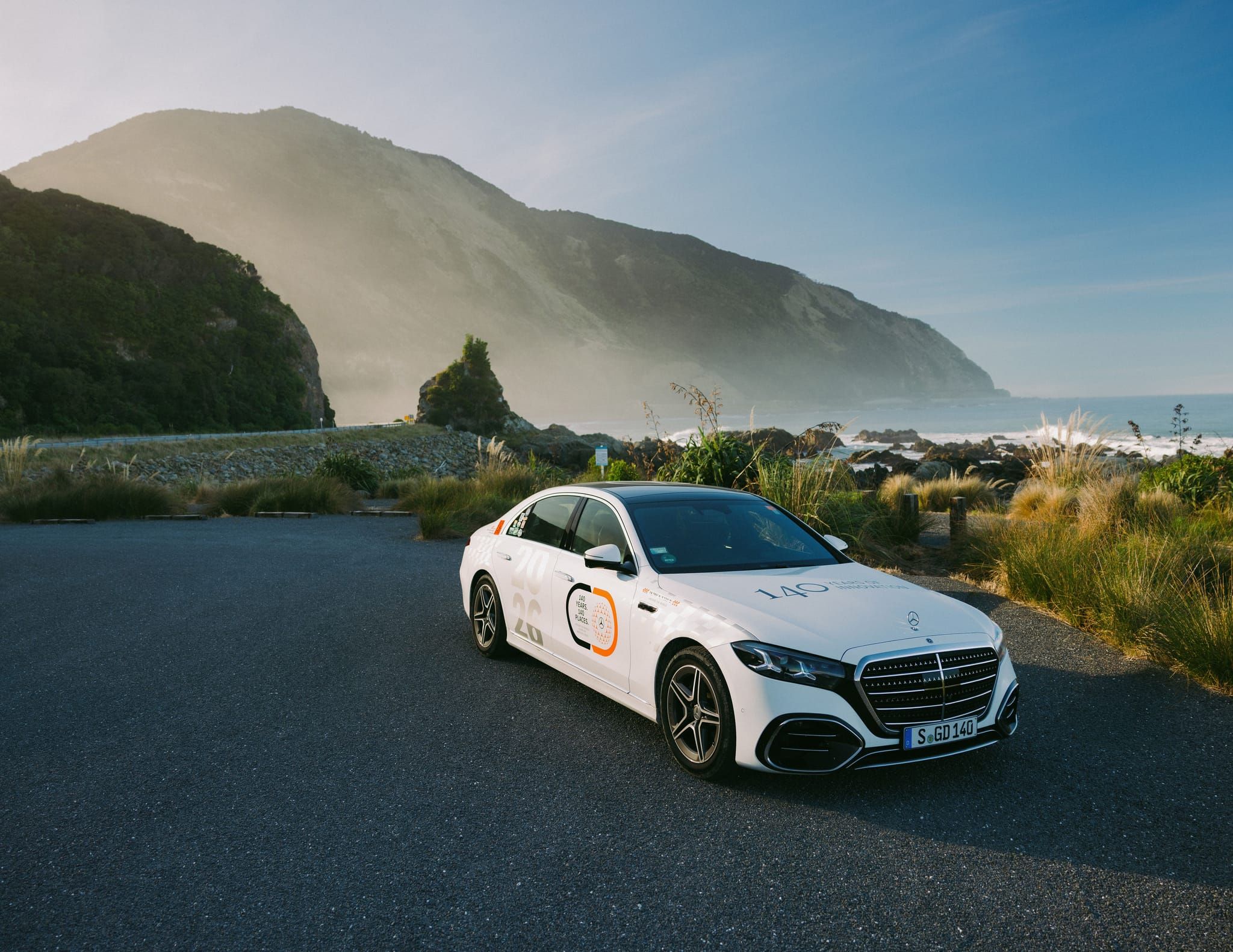Die neue S-Klasse auf Tour in Australien und Neuseeland.