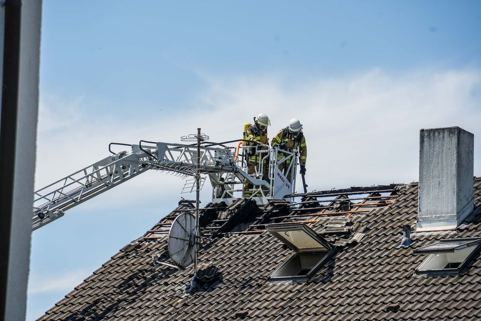 Am Samstagvormittag brannte es in Darmsheim.