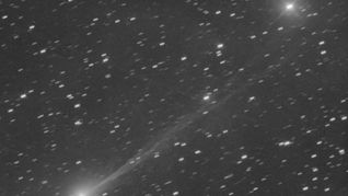 Es handelt sich um einen seltenen interstellaren Kometen.