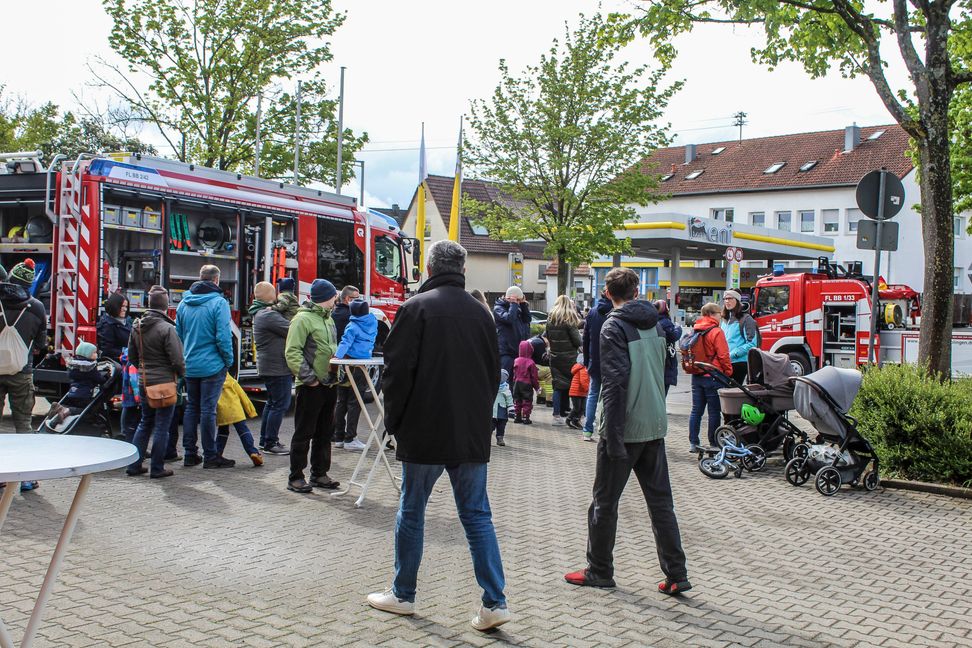 Über den Tag verteilt waren am Sonntag an die 2000 Besucher beim Tag der offenen Tür der Dagersheimer Feuerwehr.