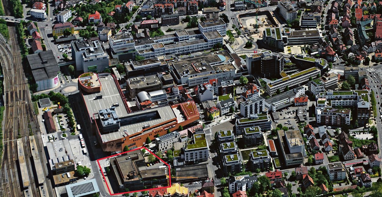 Das 6200 Quadratmeter große Post-Areal soll mit einer offenen Bürgerbeteiligung entwickelt werden. Bild: Stampe/A