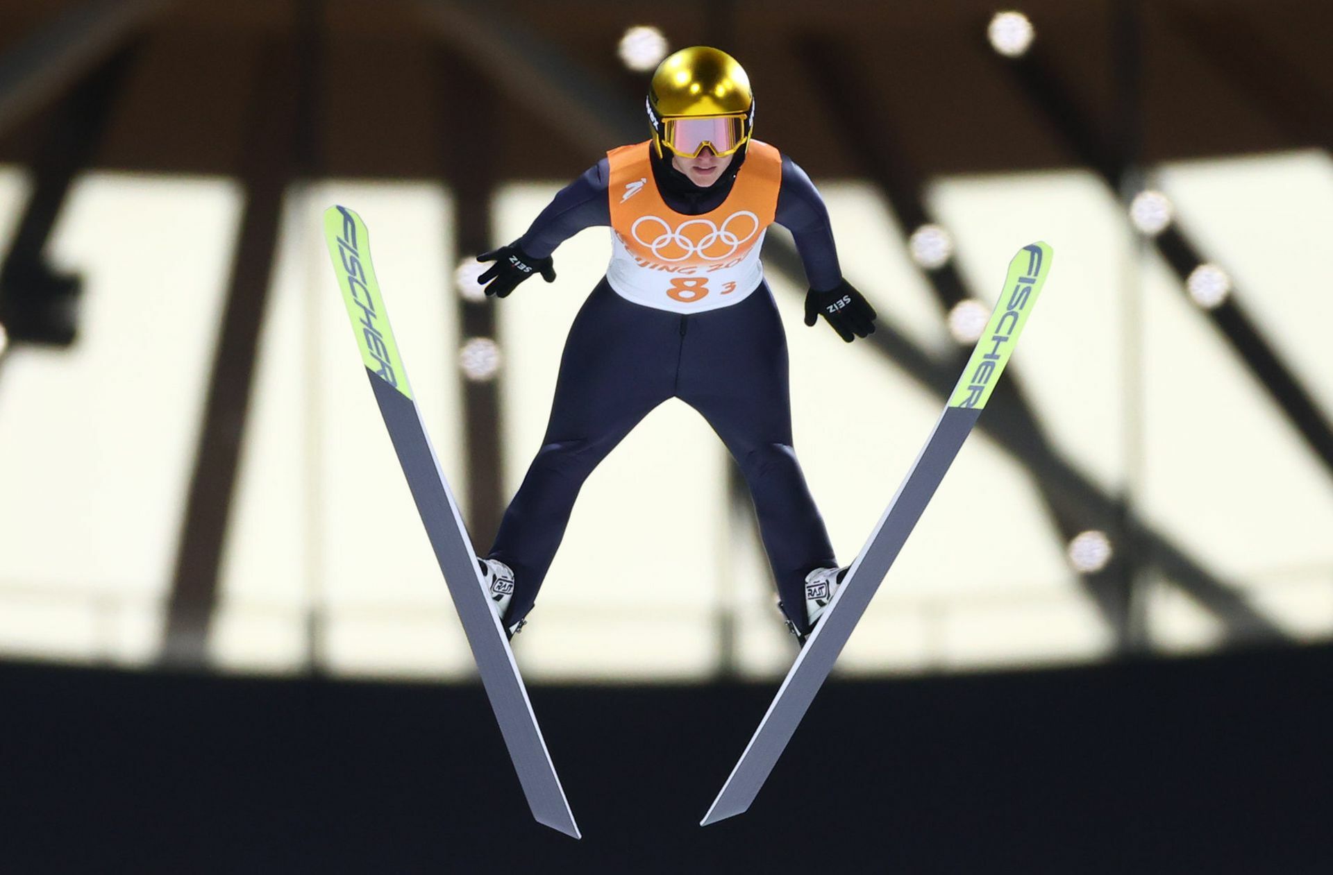 Katharina Althaus wurde nach ihrem ersten Sprung disqualifiziert.