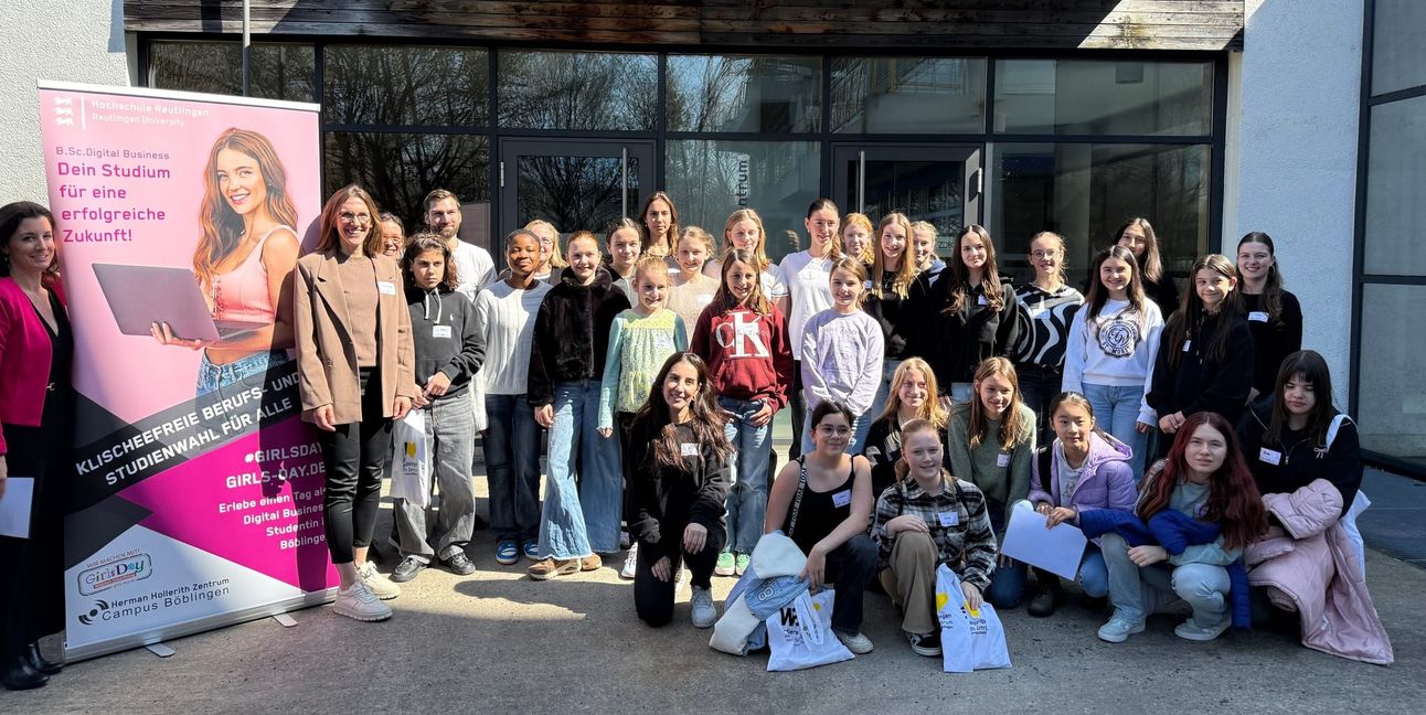 Gemeinsames Gruppenbild beim Girls’ Day