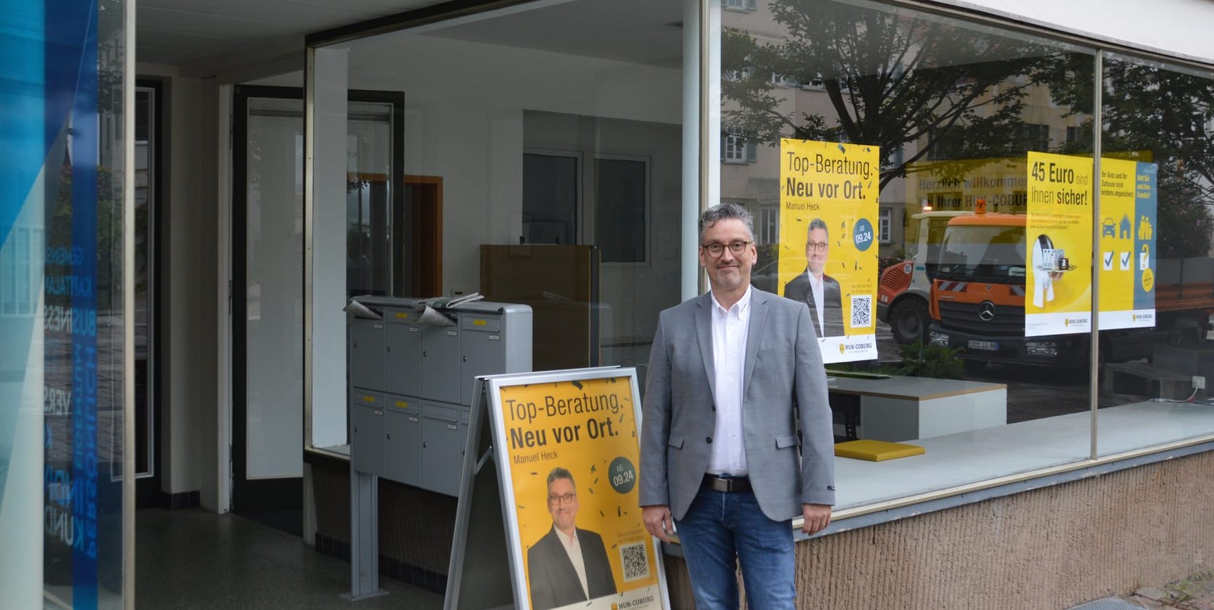 Manuel Heck freut sich auf den persönlichen Kontakt mit seiner Kundschaft.