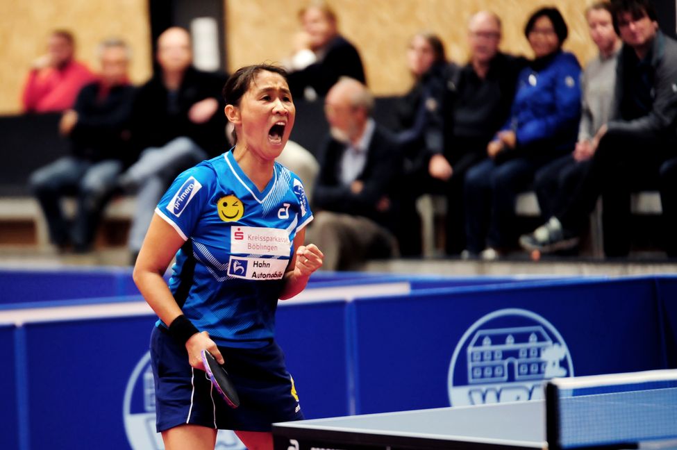 Qianhong Gotsch spielt nur noch für sich. Niederlagen kann die 55-Jährige jetzt schneller verdauen: Bild: photostampe/A