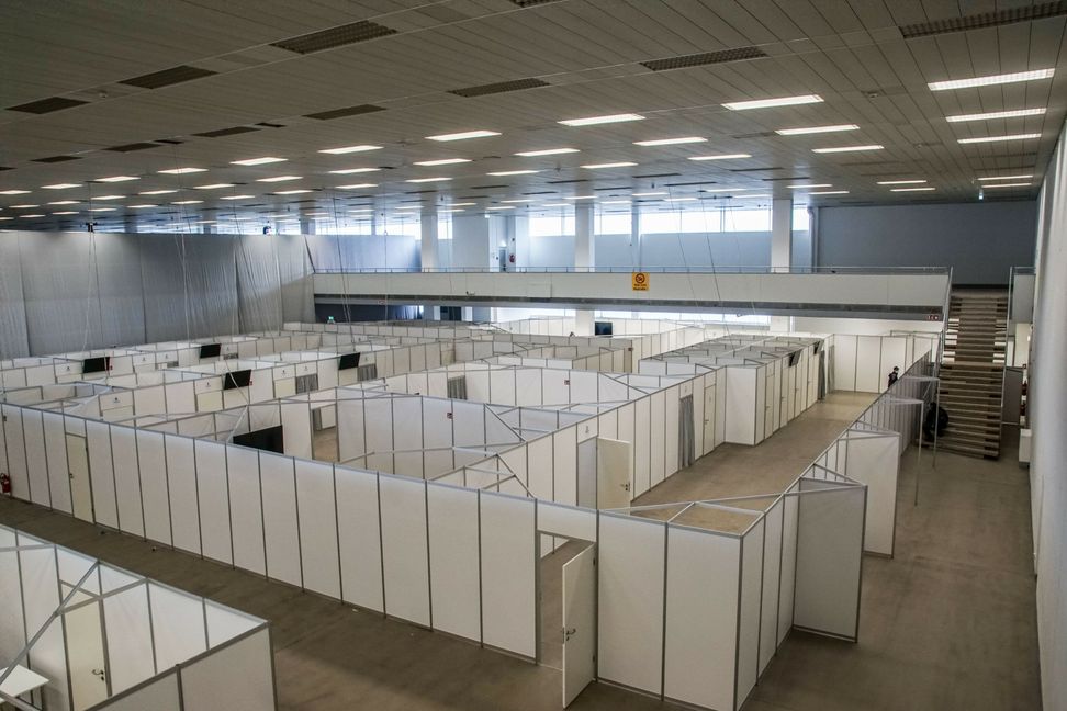 Die Sindelfinger Messehalle war bis zur Schließung im September Kreisimpfzentrum. Jetzt kommt sie als Kreisimpfstation wieder ins Spiel. Bild: Dettenmeyer/A