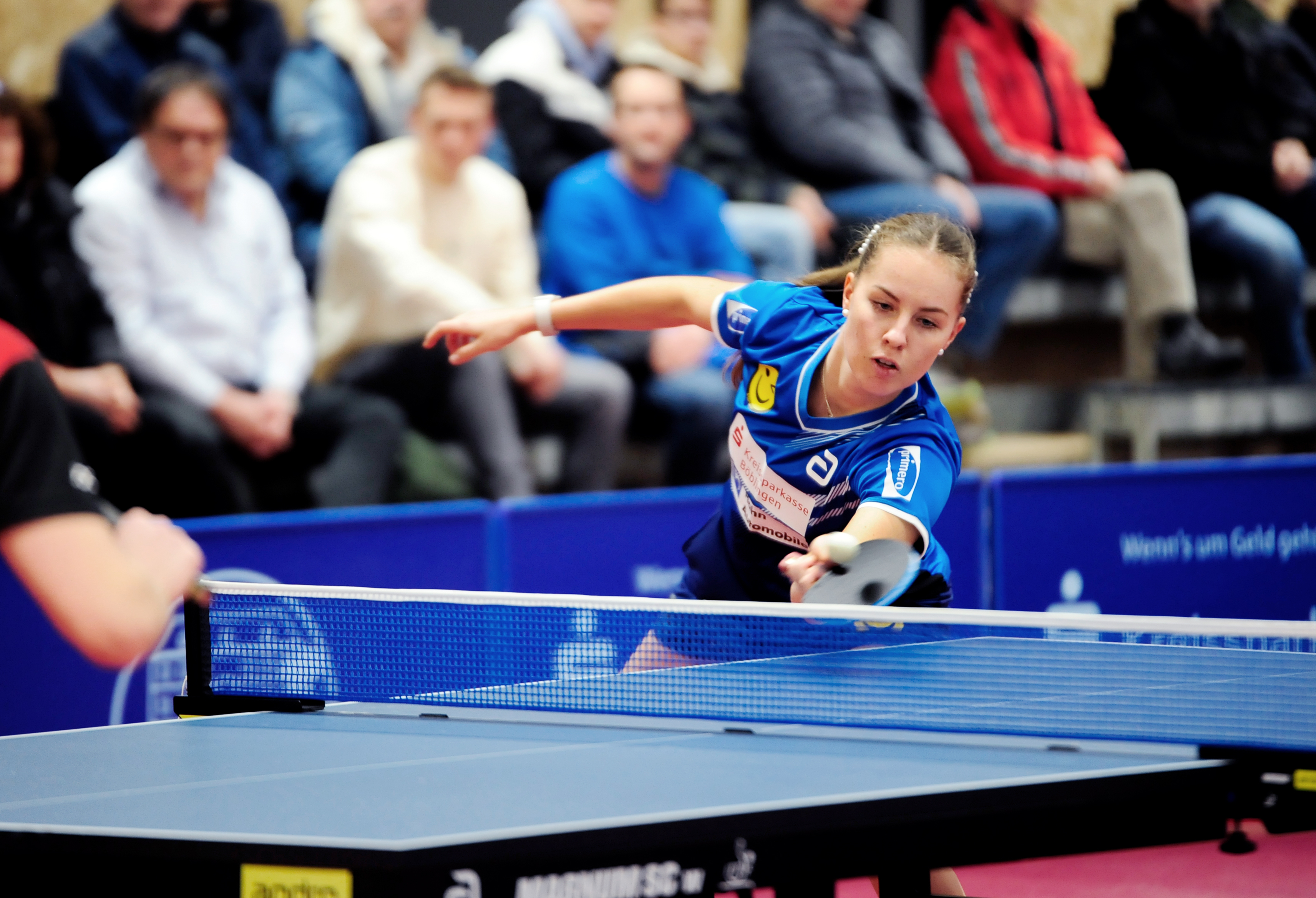 Annett Kaufmann spielt  bei der Tischtennis-WM in Südafrika. Bild: photostampe