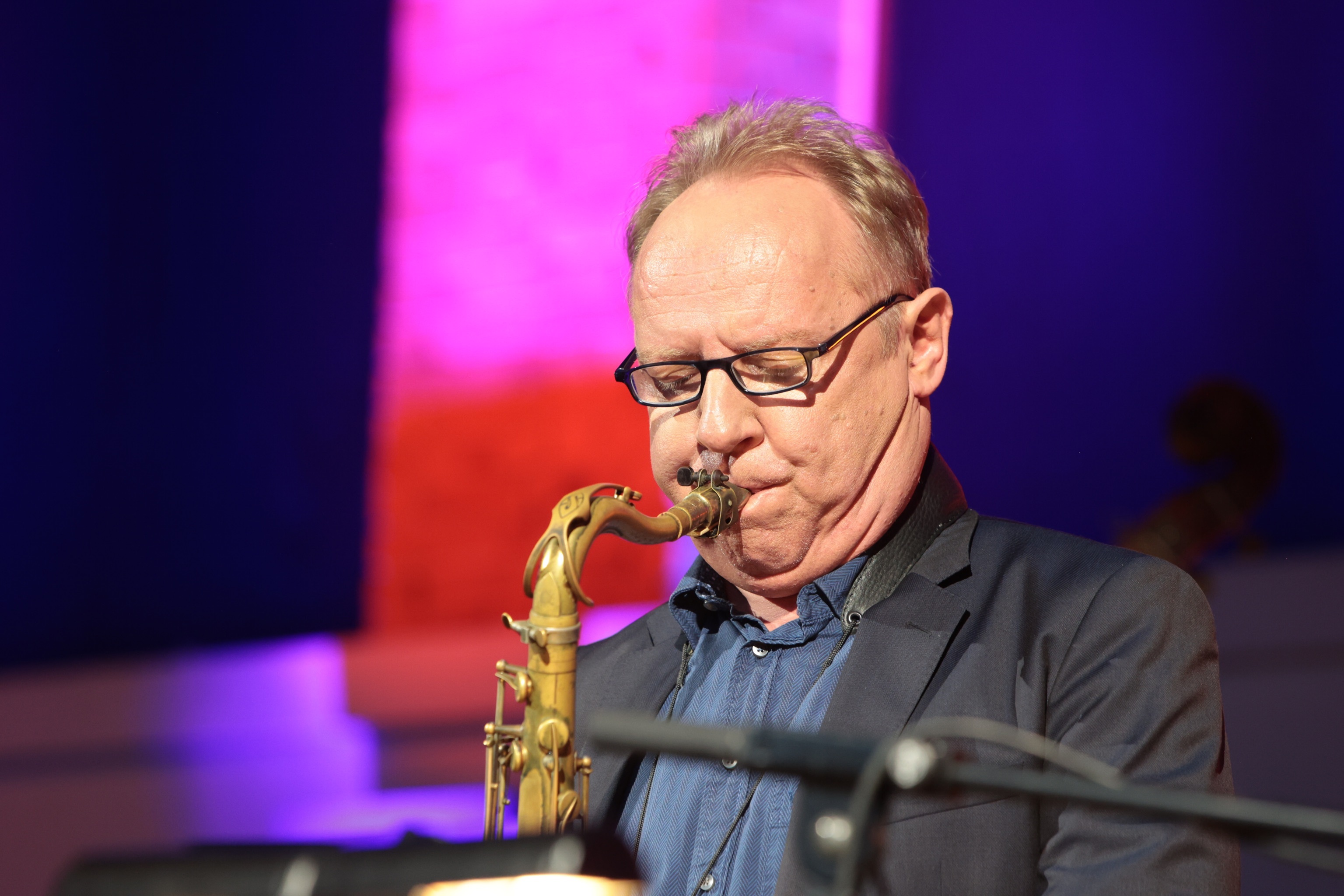 Saxophonist Andi Maile.    Bild: z