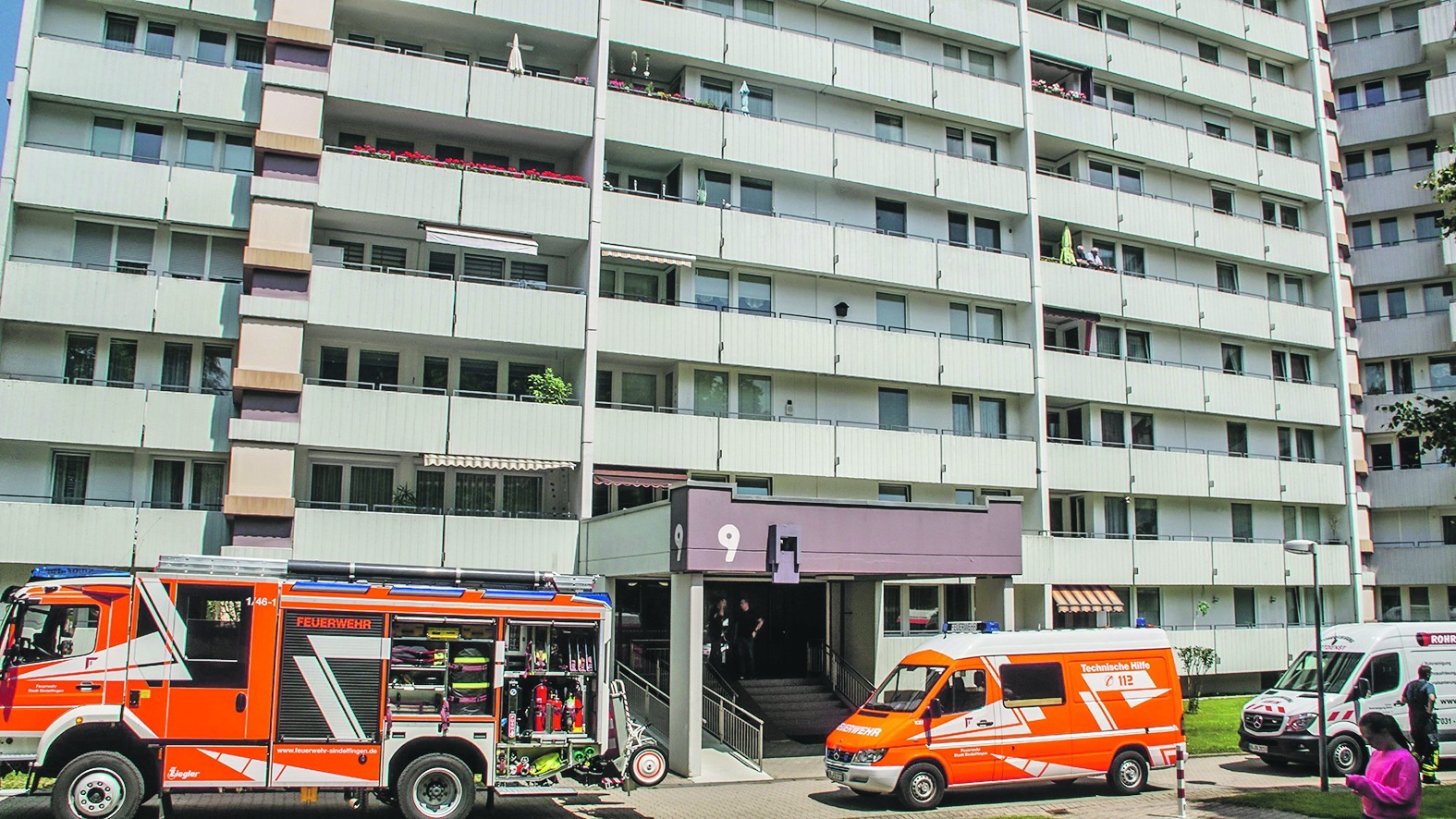 Im Juni 2018 fanden Sindelfinger Feuerwehrleute eine tote Frau in einer Wohnung in der Friedrich-Ebert-Straße. Bild: SDMG/Dettenmeyer