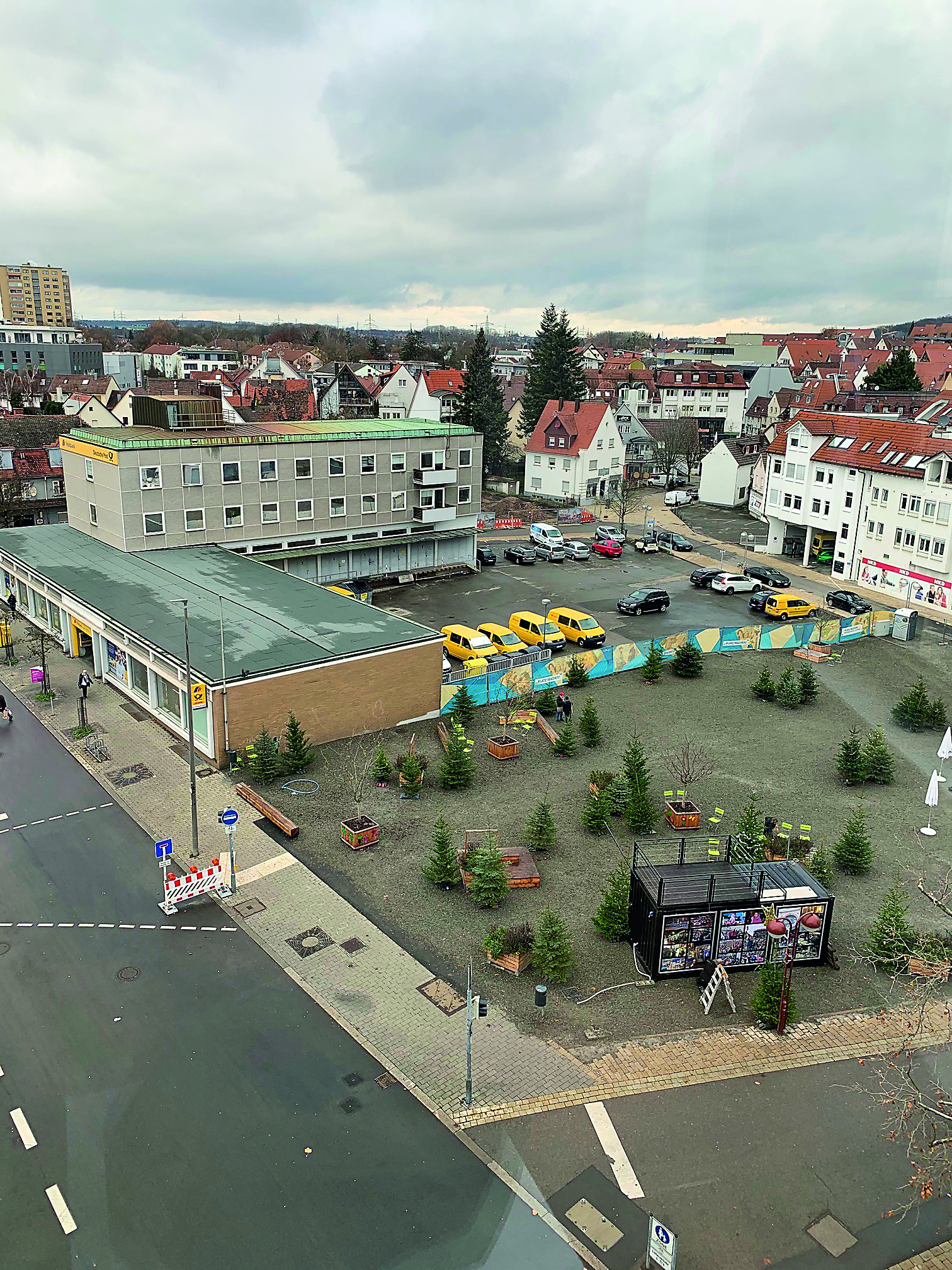 Das Post-/Voba-Areal: Standort für das Kultur- und Bürgerzentrum.  Bild: Haar