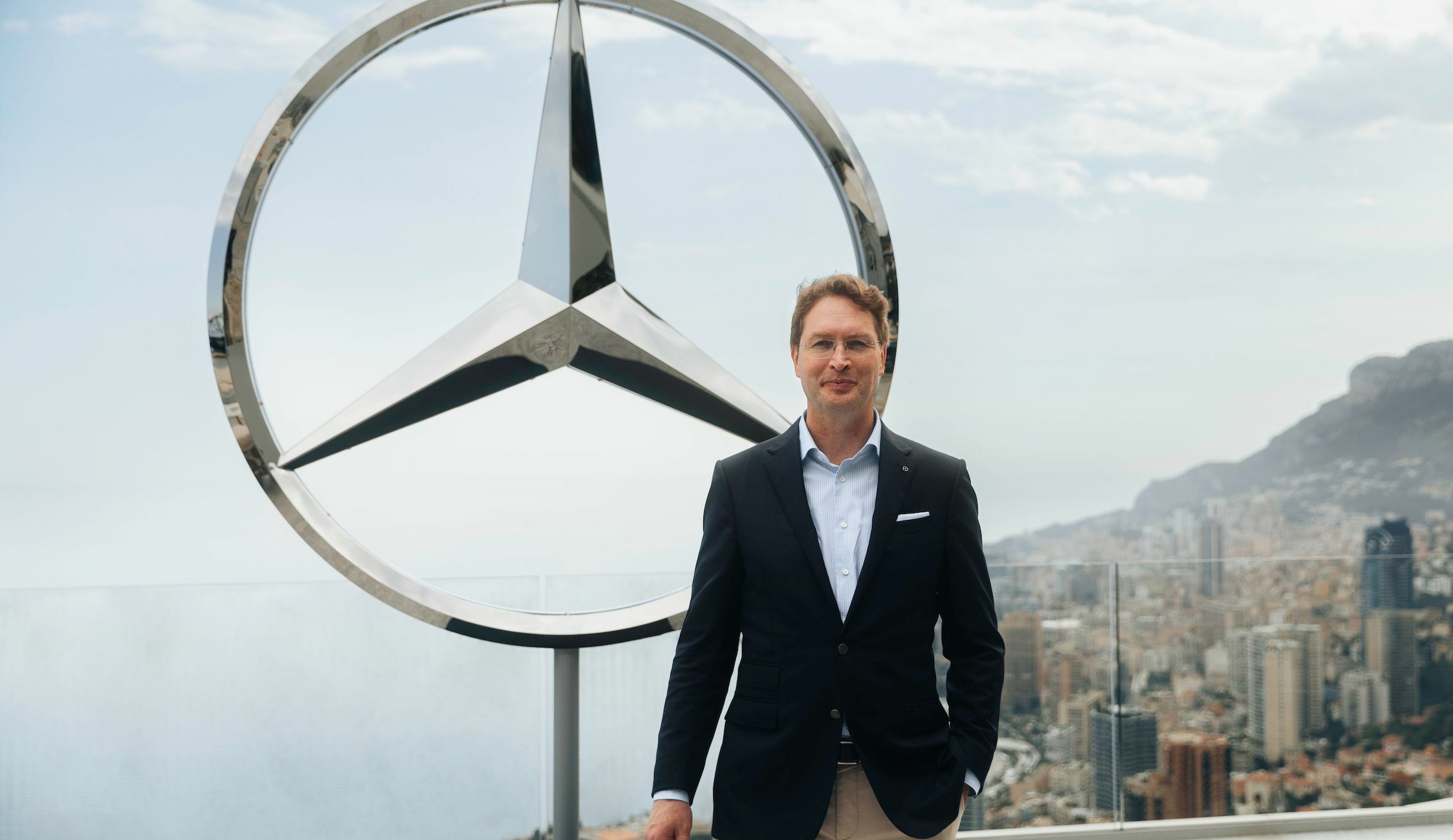 Ola Källenius bei der Vorstellung der Mercedes-Strategie an der Cotè d'Azur. Bild: z