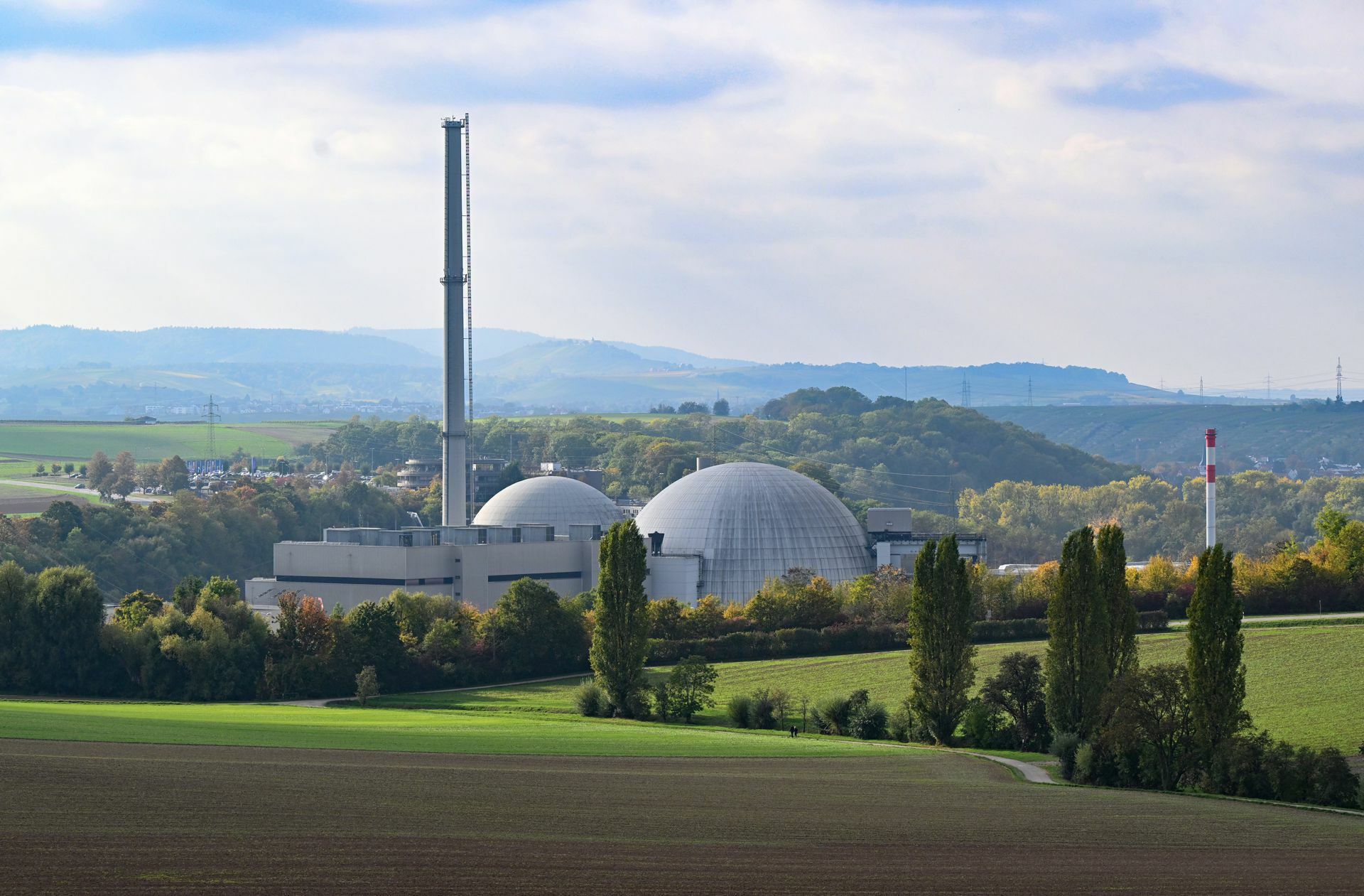 Am 15. April ist hier Schicht: das AKW Neckarwestheim.