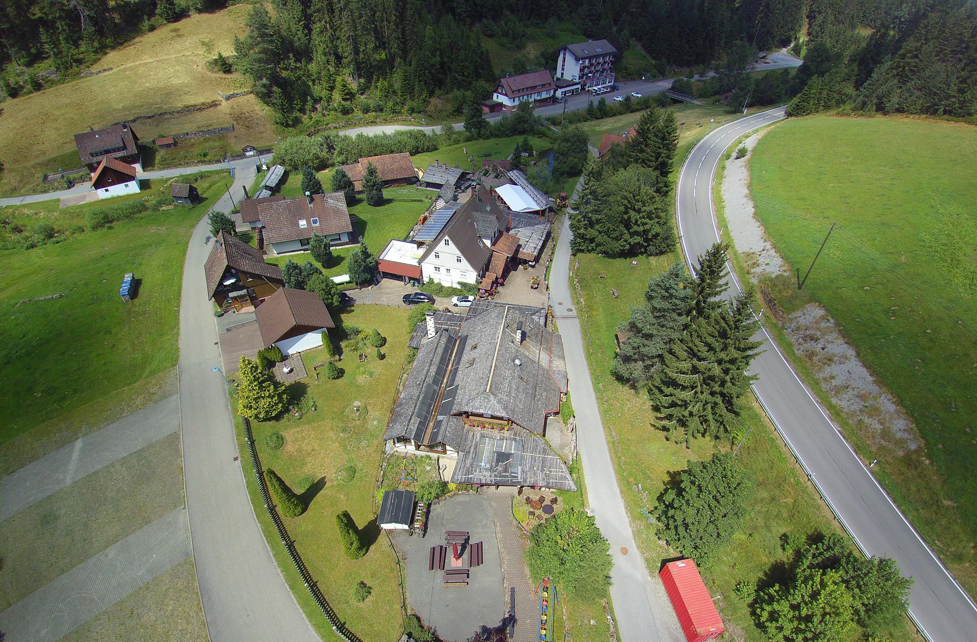 Das Areal aus der Luft