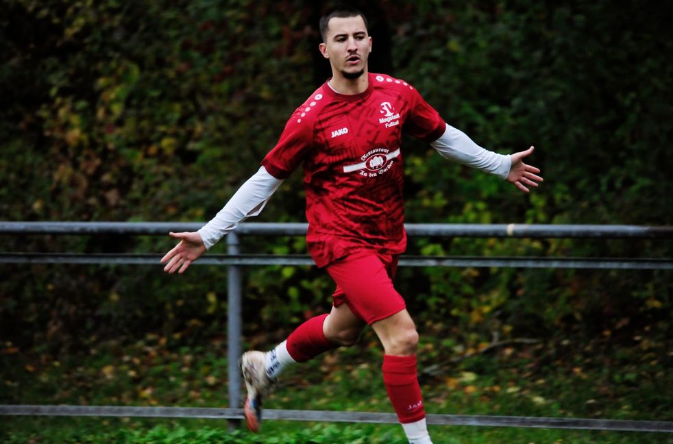 Magstadts David Juric gelang ein lupenreiner Hattrick gegen Holzgerlingen II.