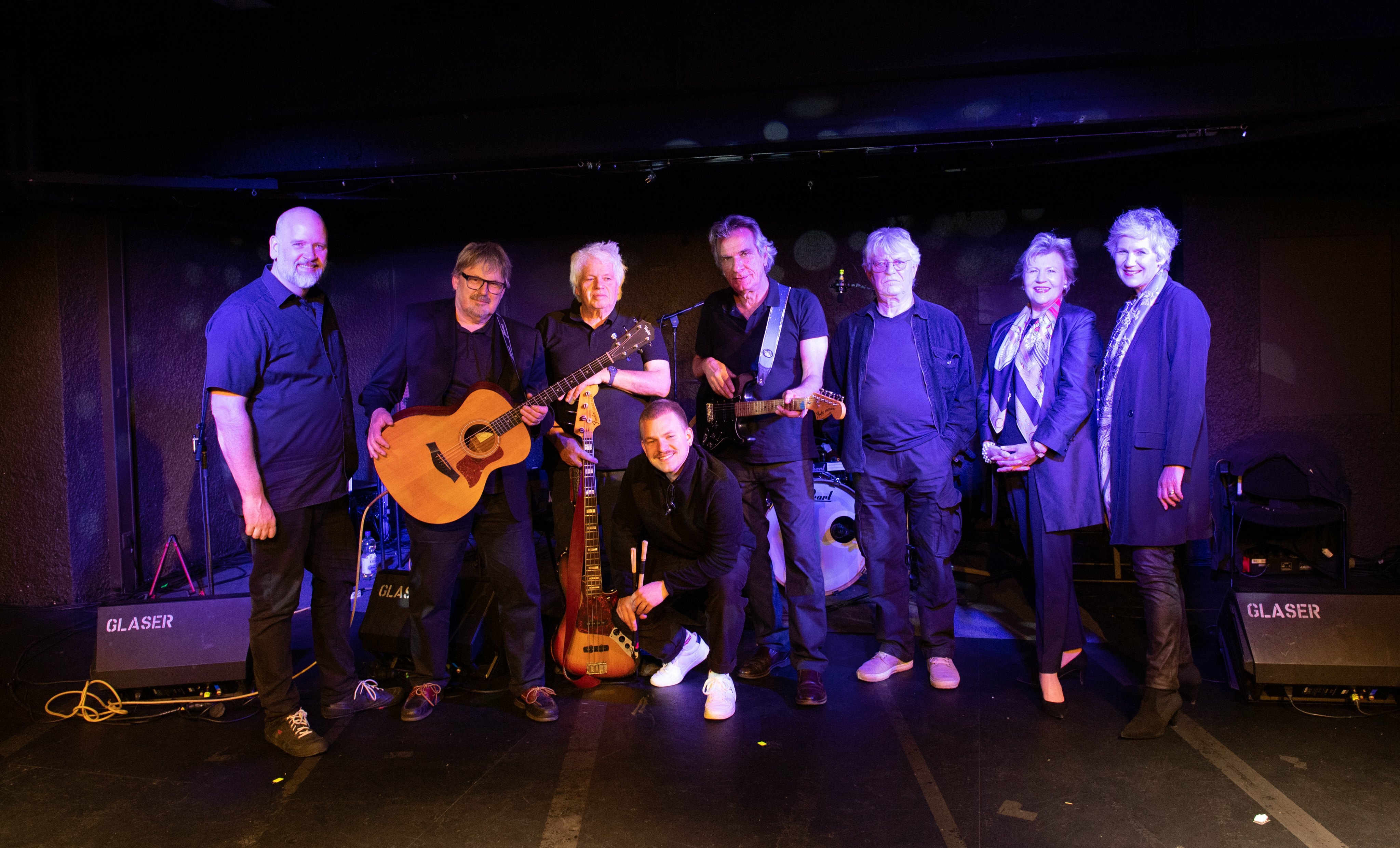 Ingo Sika, Joachim Kupke, Herbert Renz, Aleander Schumacher, Reiner Pfleiderer, Werner Schumacher, Sabine Duffner, Sarah Kupke (von links).