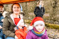 Spaß für Groß und Klein: Nikolaus-Aktion bei den Sindelfinger Dampfbahnfreunden im Sommerhofenpark.