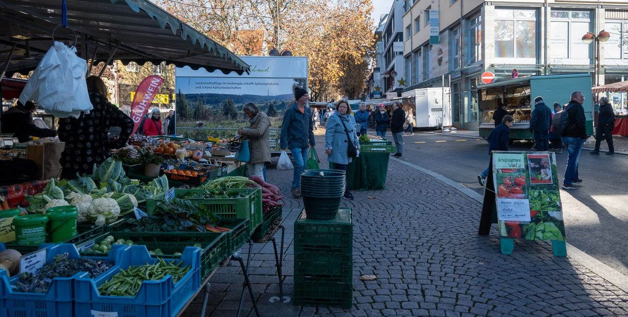 Der Sindelfinger Wochenmarkt muss große Herausforderungen bewältigen.