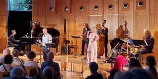 Matthias Klink, Nathalie Karl und das Magnus-Mehl-Quartett sind im Rahmen der Biennale im Odeon der SMTT aufgetreten.