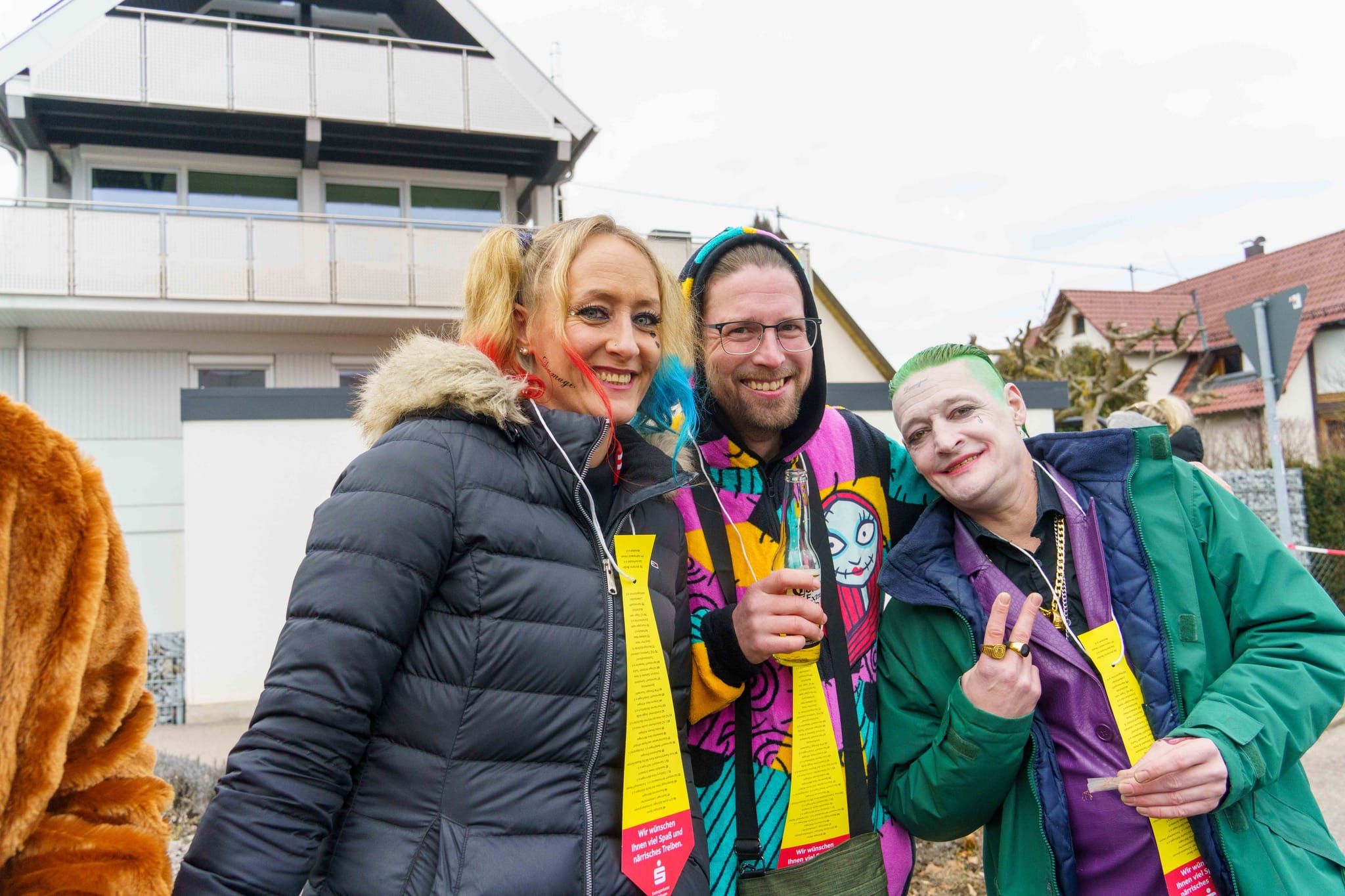Buntes Treiben beim 19. Ehninger Karneval- und Fasnetsumzug.