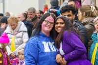 Buntes Treiben beim 19. Ehninger Karneval- und Fasnetsumzug.