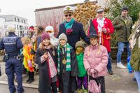 Buntes Treiben beim 19. Ehninger Karneval- und Fasnetsumzug.