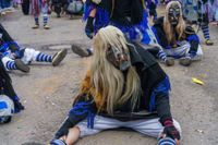 Buntes Treiben beim 19. Ehninger Karneval- und Fasnetsumzug.