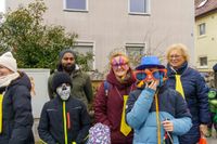 Buntes Treiben beim 19. Ehninger Karneval- und Fasnetsumzug.