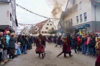 Buntes Treiben beim 19. Ehninger Karneval- und Fasnetsumzug.