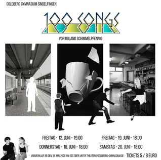 Das Plakat für das neue Theaterstück am Goldberg-Gymnasium.