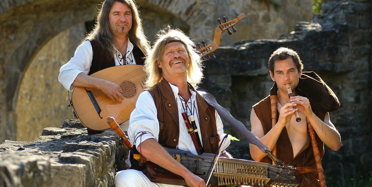Beim Sindelfinger Mittelaltermarkt spielt unter anderem „Des Geyers schwarzer Haufen“. Bild: z