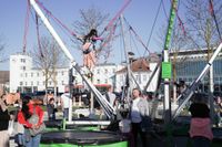 Tolles Wetter herrschte beim Abschluss der Osterkirmes auf dem Flugfeld.