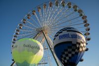 Tolles Wetter herrschte beim Abschluss der Osterkirmes auf dem Flugfeld.