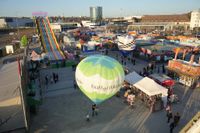 Tolles Wetter herrschte beim Abschluss der Osterkirmes auf dem Flugfeld.