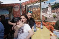 Tolles Wetter herrschte beim Abschluss der Osterkirmes auf dem Flugfeld.
