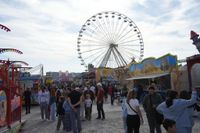 Tolles Wetter herrschte beim Abschluss der Osterkirmes auf dem Flugfeld.