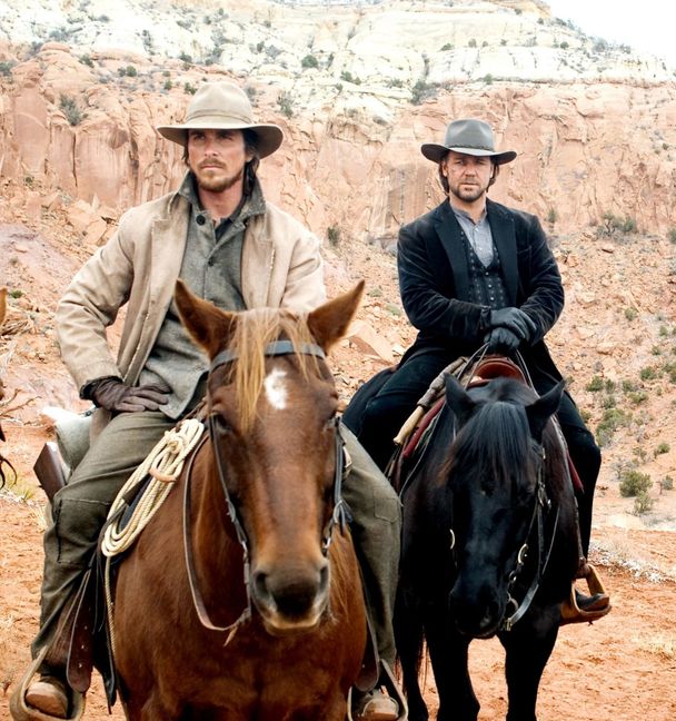 Der Gute (Christian Bale) und der Böse (Russel Crowe) sind auf dem Weg zum „Todeszug nach Yuma“.   Bild: z