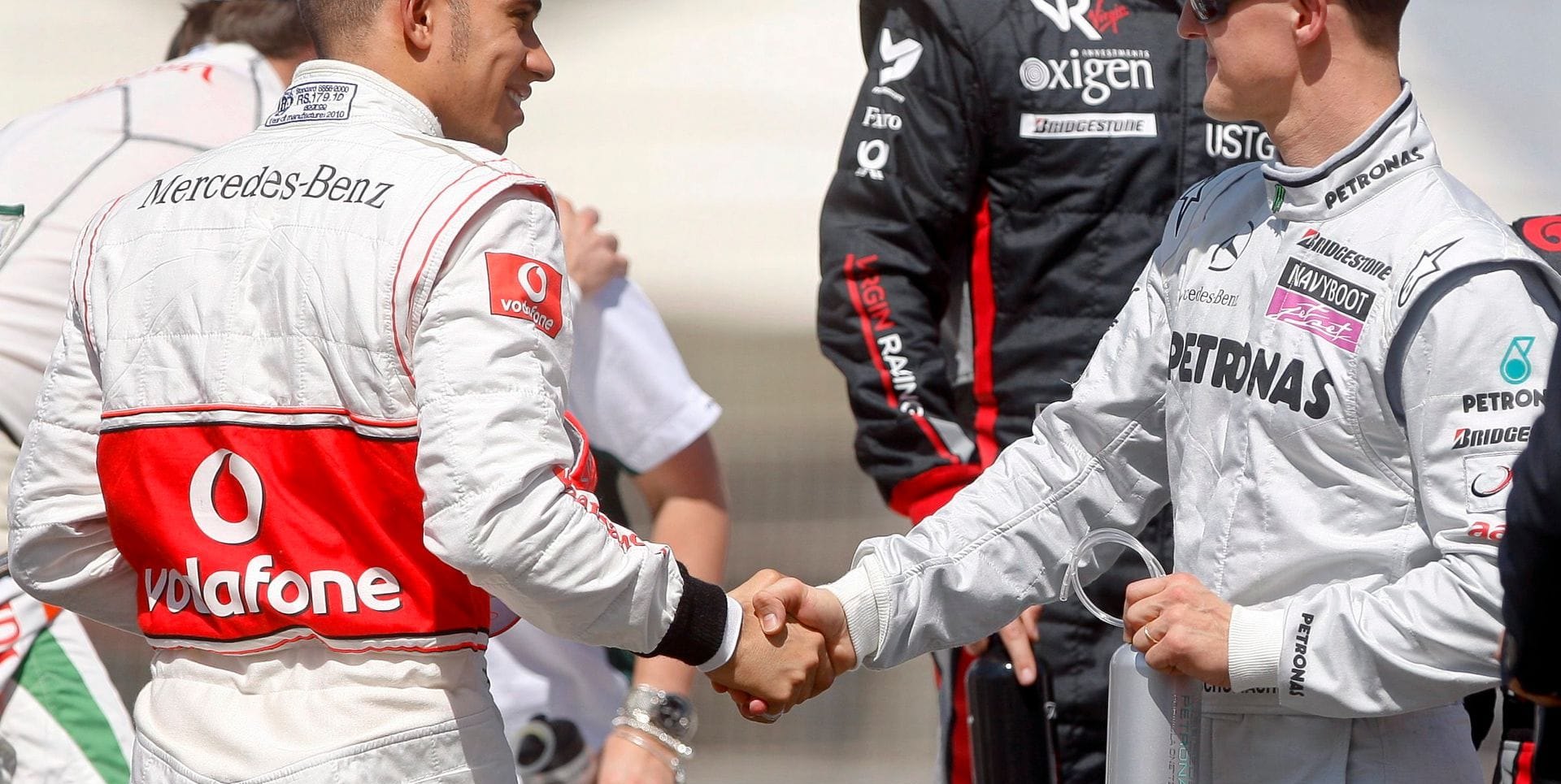 Lewis Hamilton - auf den Spuren von Michael Schumacher.