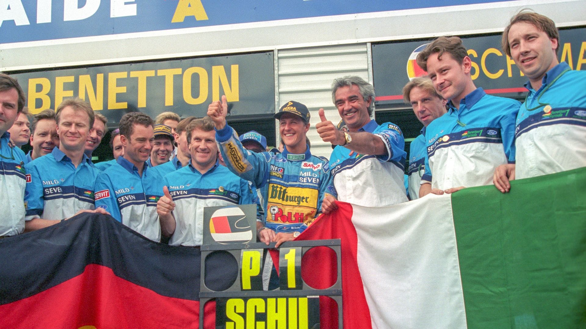 Nur im Team stark - eine der Devisen von Michael Schumacher.
