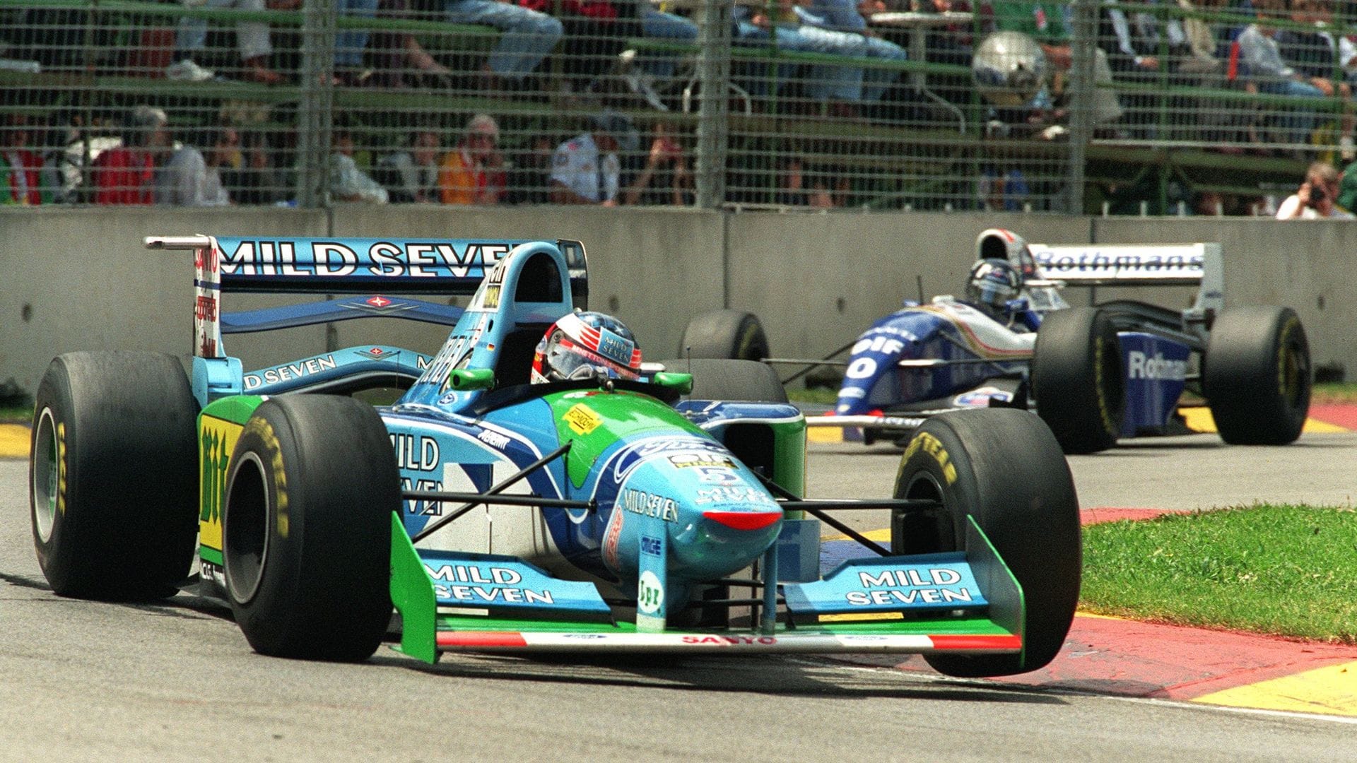 In diesem Wagen holte Michael Schumacher seinen ersten WM-Titel.